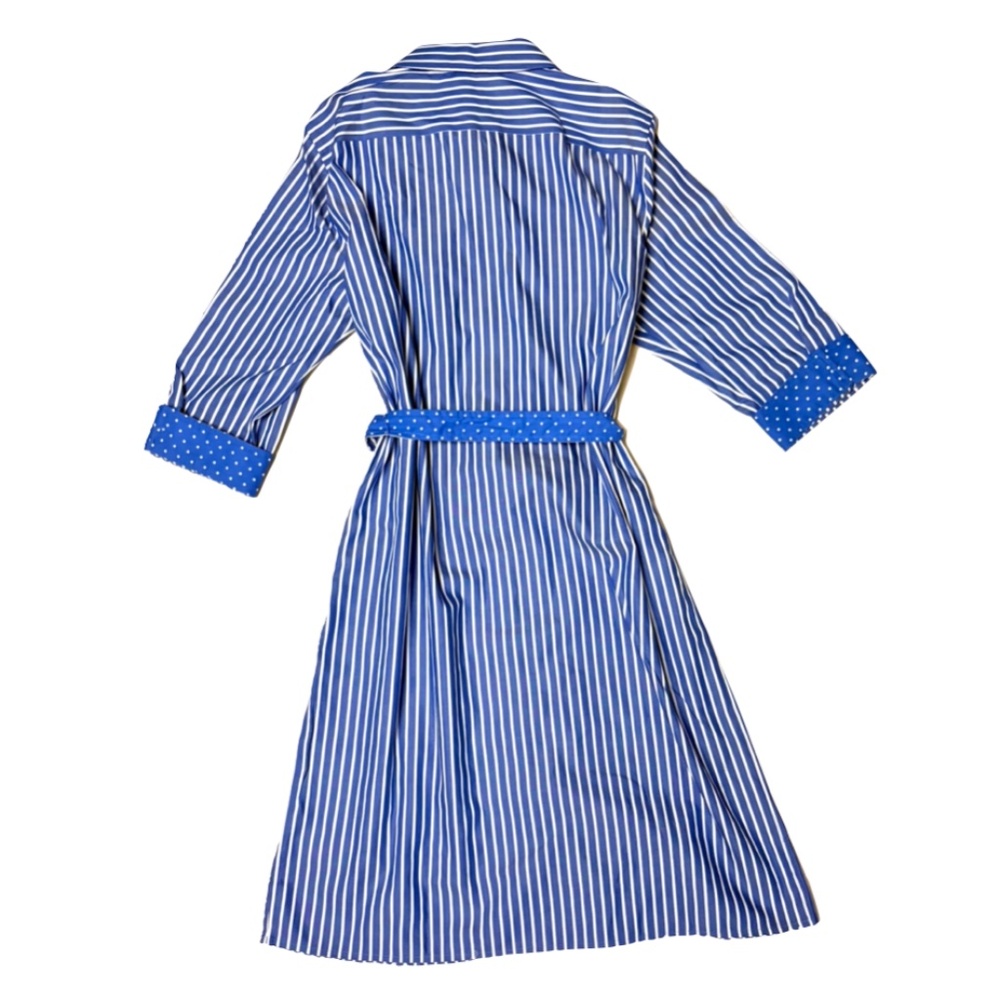 Women's Jones New York Striped Long Sleeve Dress Shirt Size Large - Picture 10 of 10
